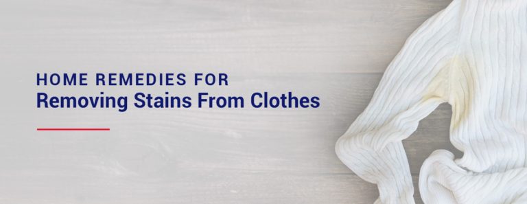 Home Remedies for Removing Stains | Classic Dry Cleaners
